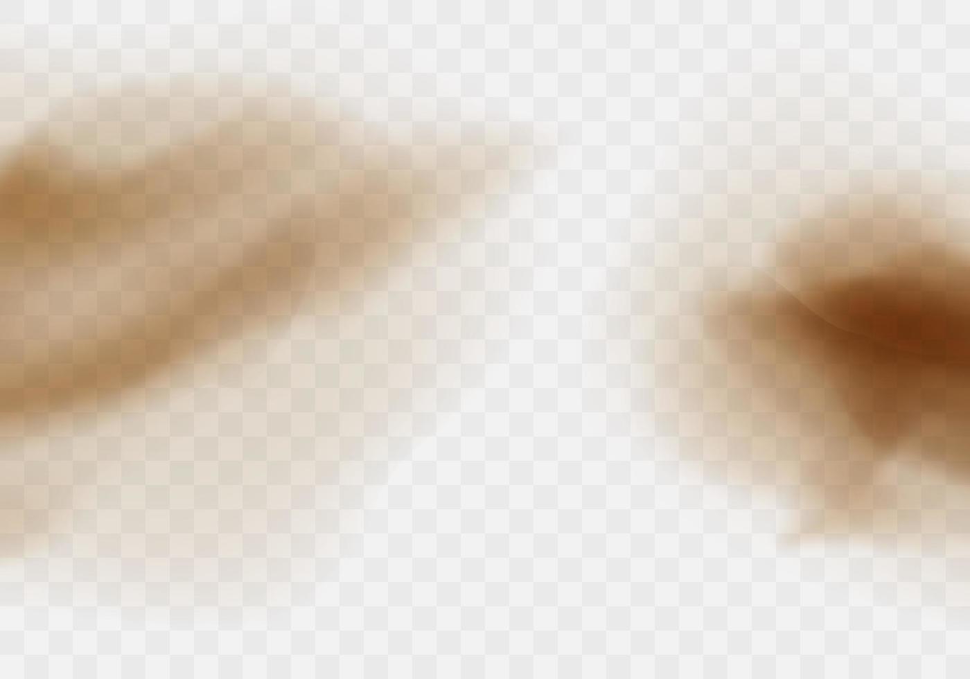 Desert sandstorm, brown dusty cloud vector