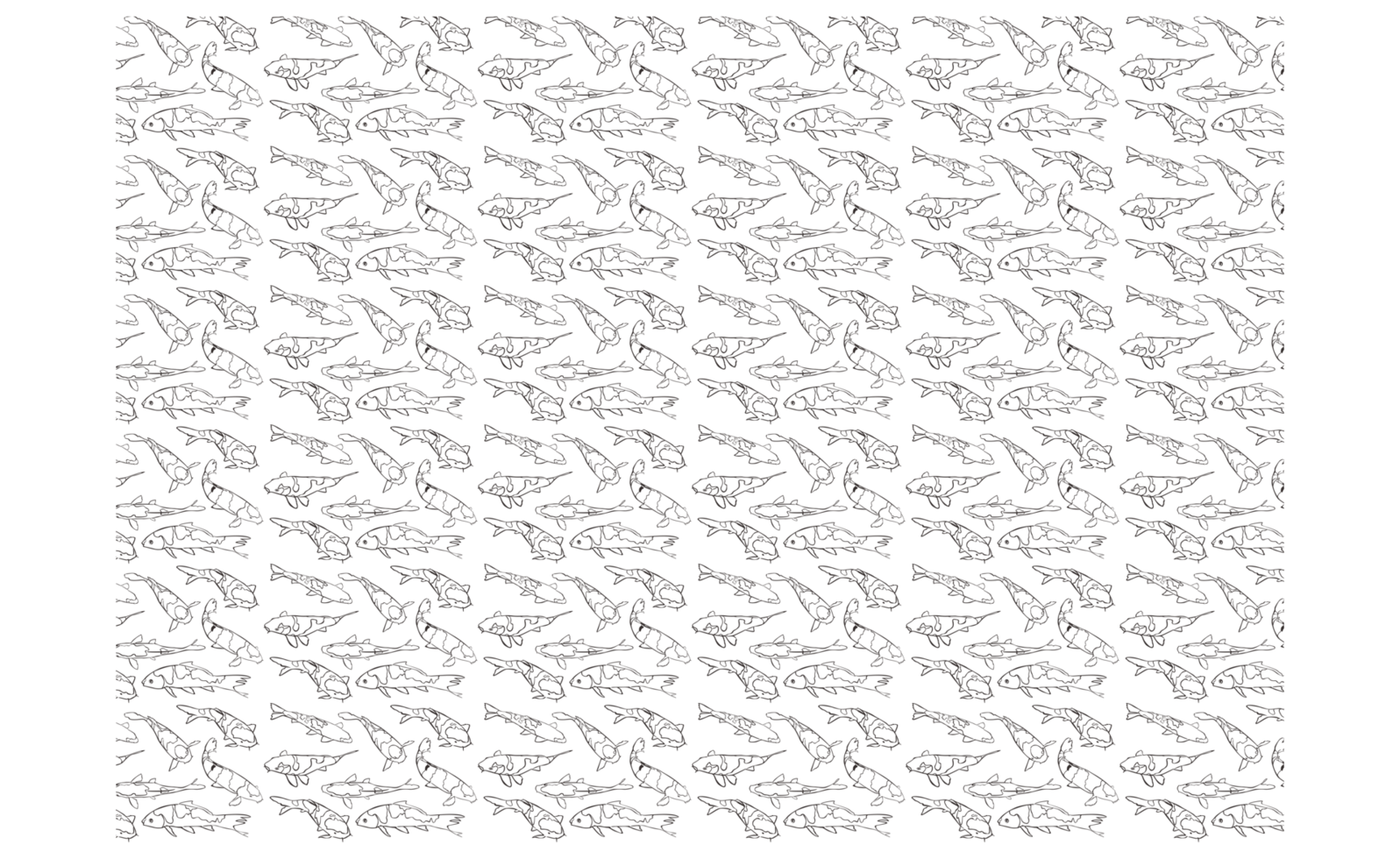Koi Fish Pattern Background Design png