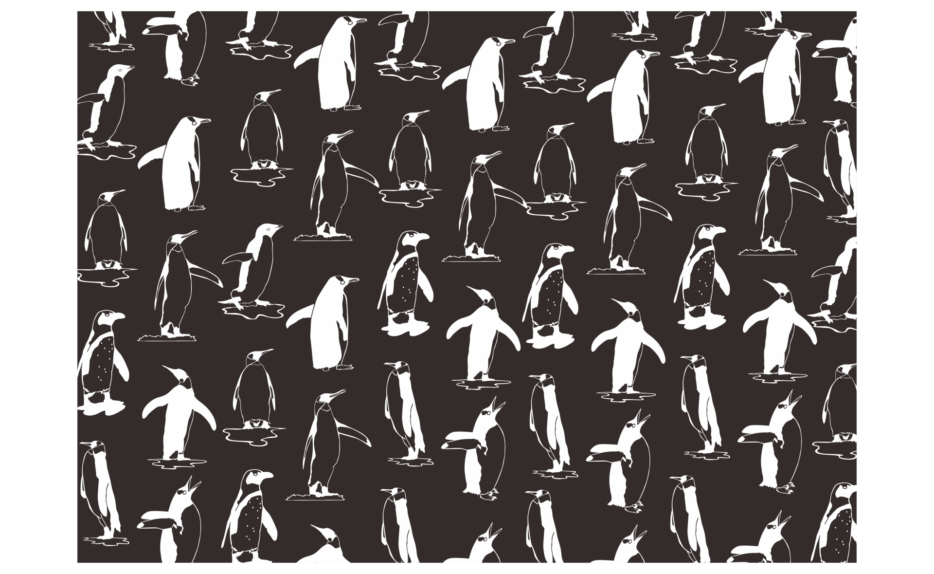 penguin-pattern-background-design-21910166-png