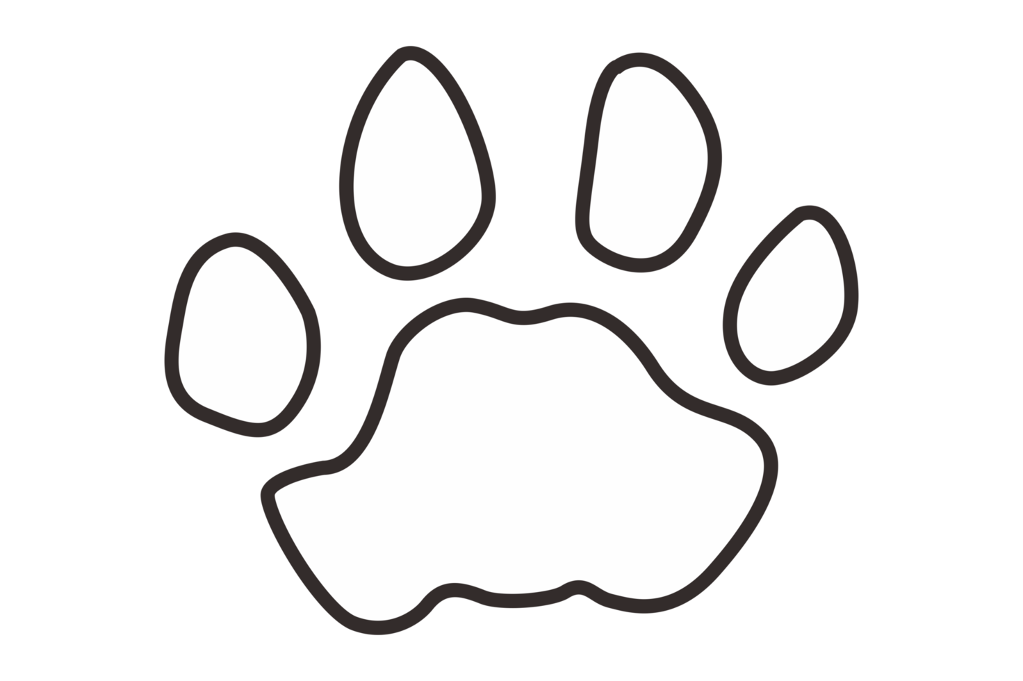 Dog and Cat Paw png