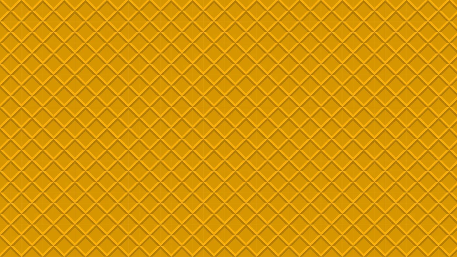 Yellow Ice Cream Cone Seamless Vector Texture Pattern