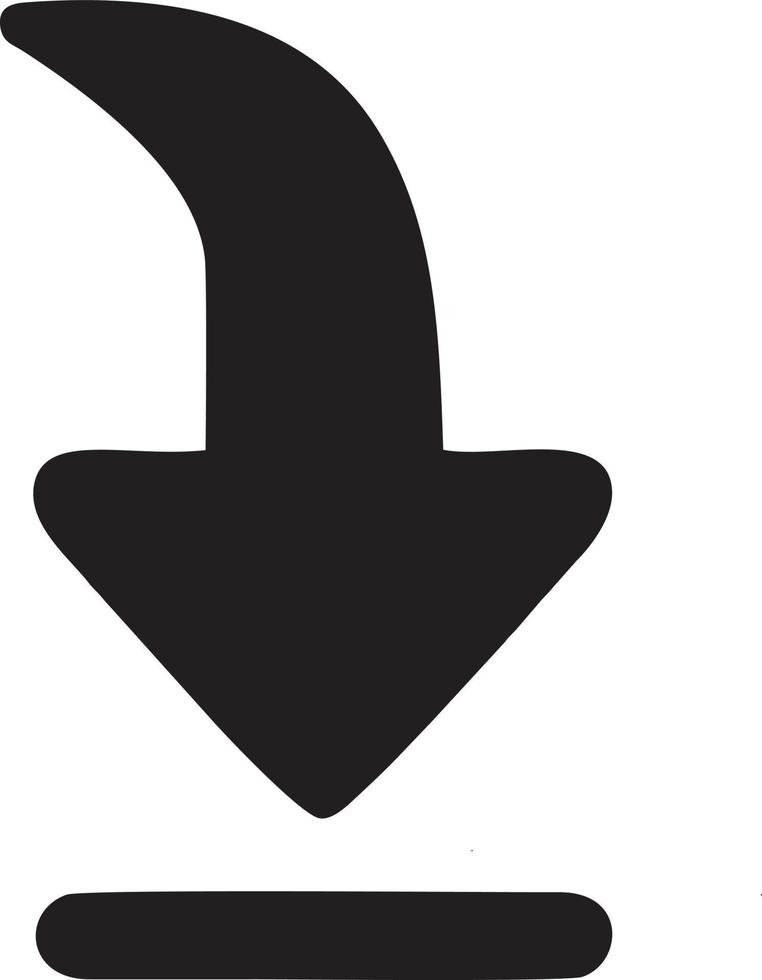 Download icon symbol image vector. Illustration of the down load design. EPS 10 vector