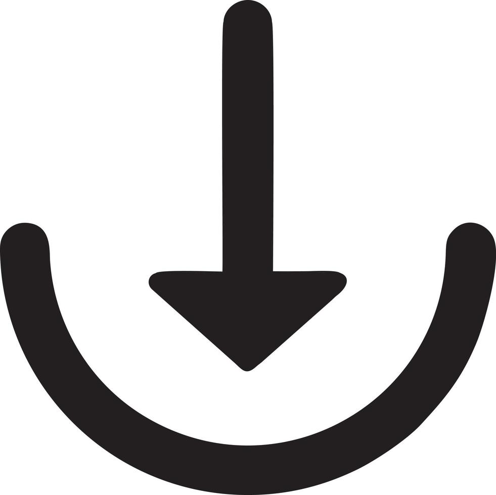 Download icon symbol image vector. Illustration of the down load design. EPS 10 vector