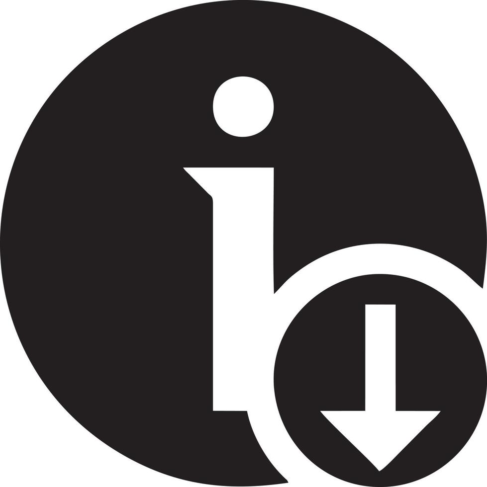 Download icon symbol image vector. Illustration of the down load design. EPS 10 vector