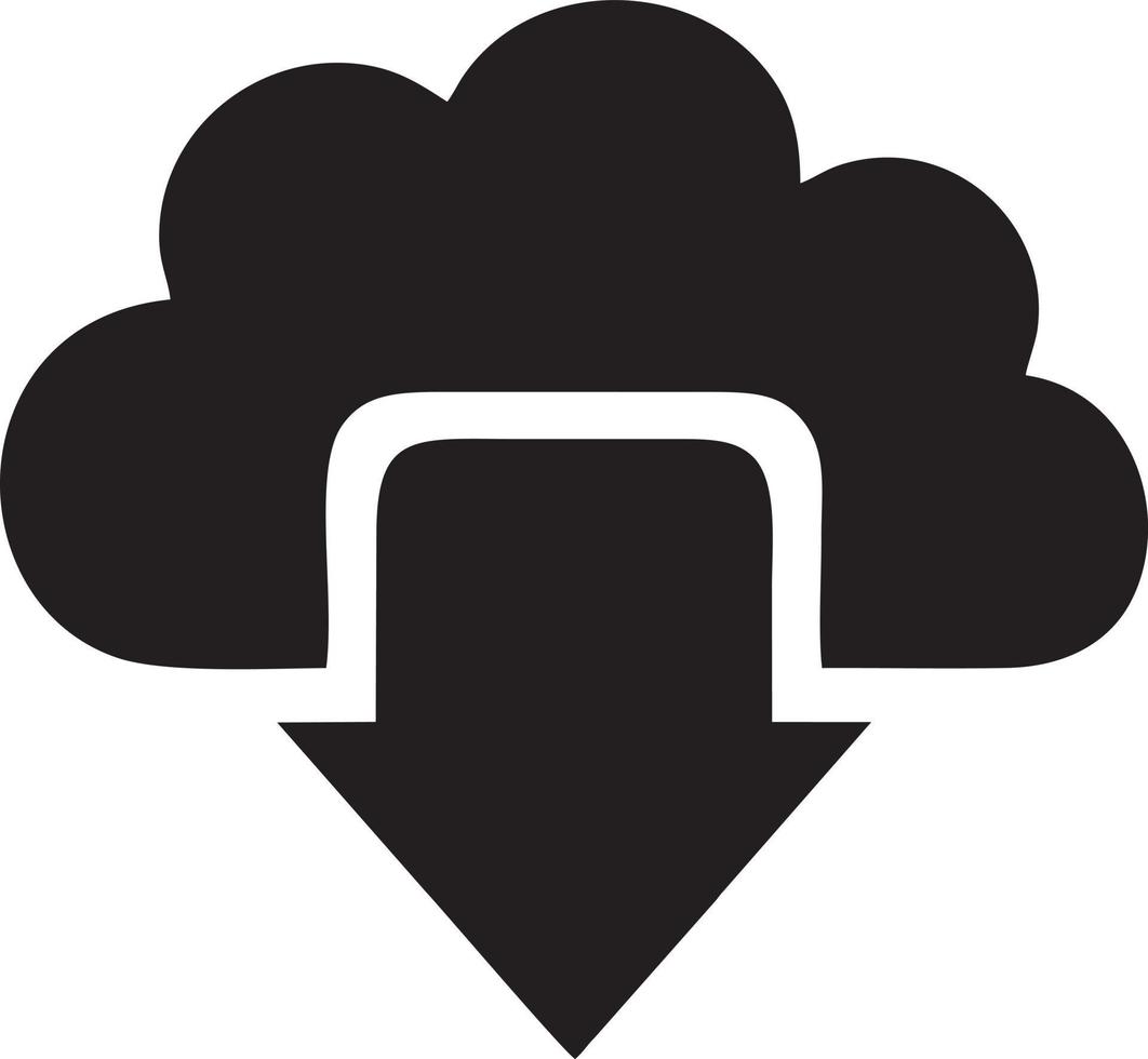 Download icon symbol image vector. Illustration of the down load design. EPS 10 vector