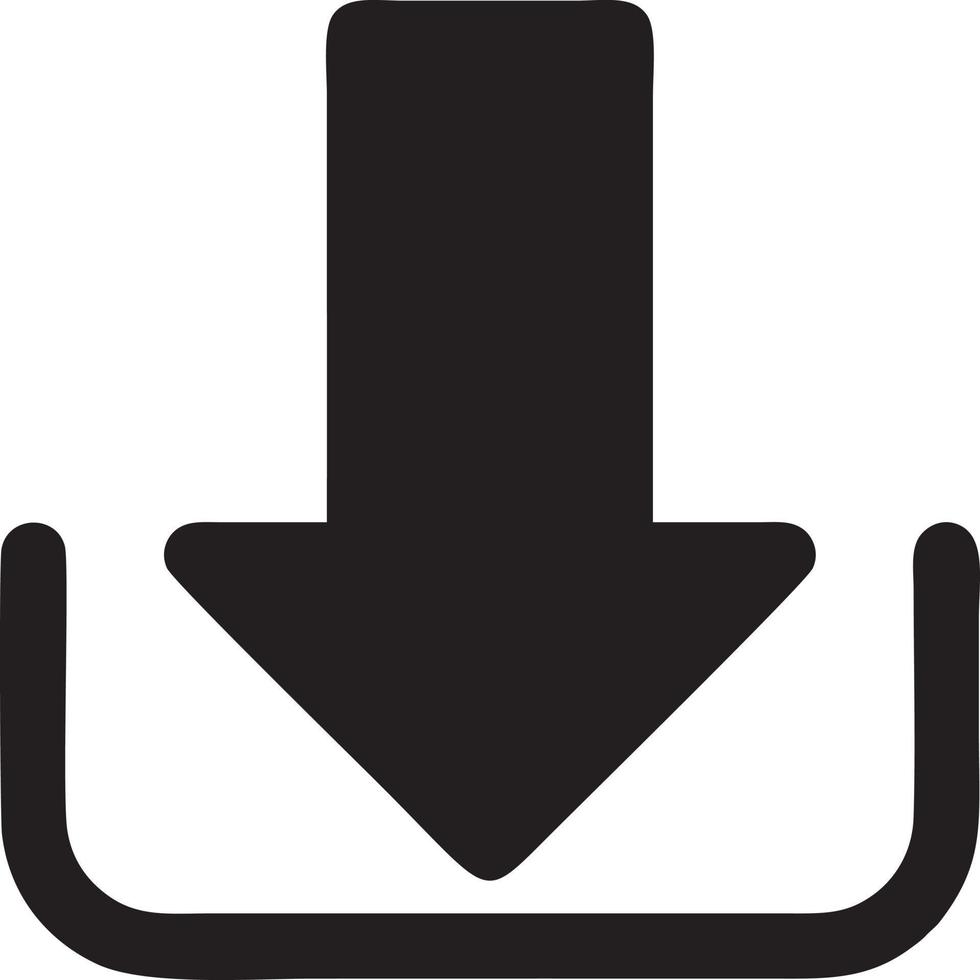 Download icon symbol image vector. Illustration of the down load design. EPS 10 vector