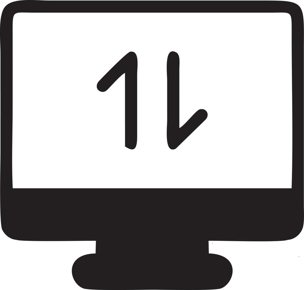 Download icon symbol image vector. Illustration of the down load design. EPS 10 vector