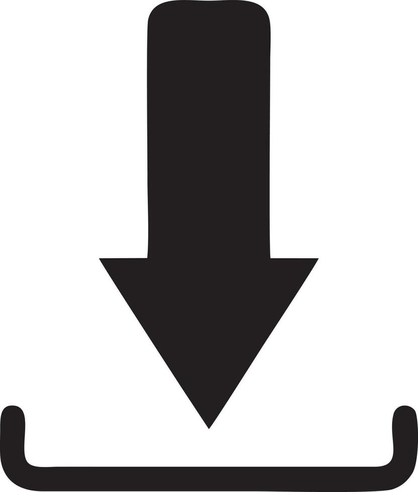 Download icon symbol image vector. Illustration of the down load design. EPS 10 vector