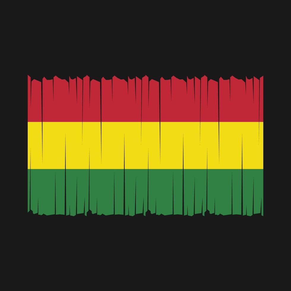 Bolivia Flag Vector Illustration