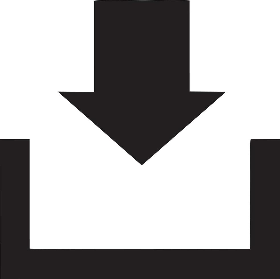 Download icon symbol image vector. Illustration of the down load design. EPS 10 vector