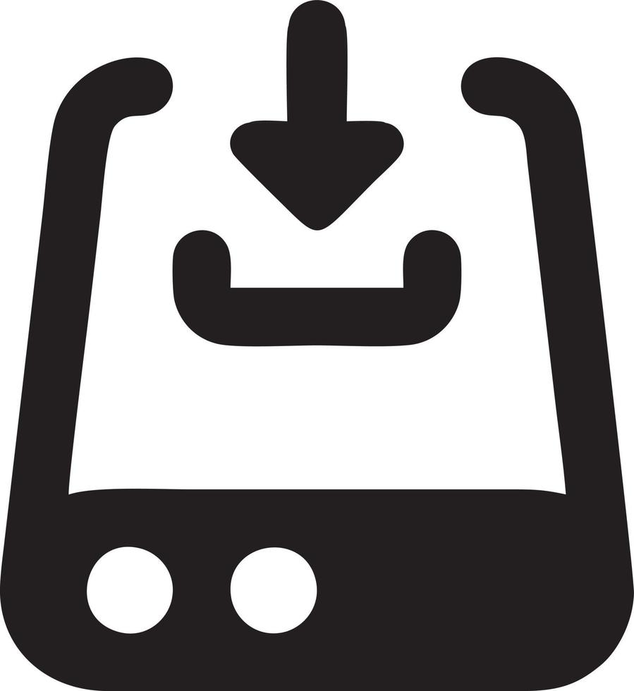 Download icon symbol image vector. Illustration of the down load design. EPS 10 vector