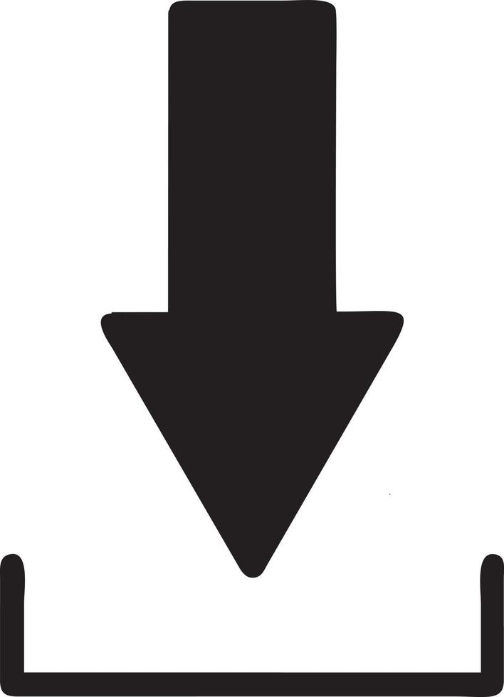 Download icon symbol image vector. Illustration of the down load design. EPS 10 vector