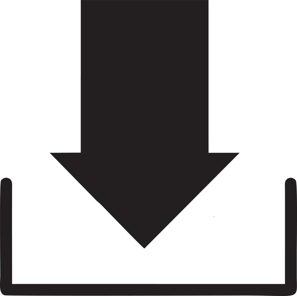 Download icon symbol image vector. Illustration of the down load design. EPS 10 vector