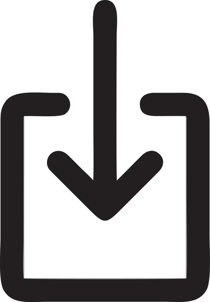 Download icon symbol image vector. Illustration of the down load design. EPS 10 vector