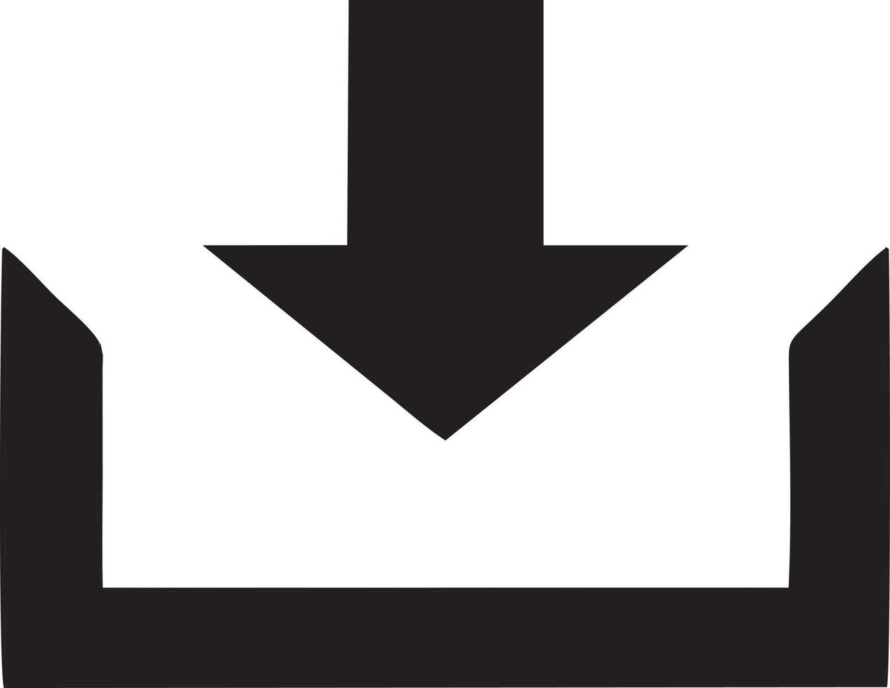 Download icon symbol image vector. Illustration of the down load design. EPS 10 vector