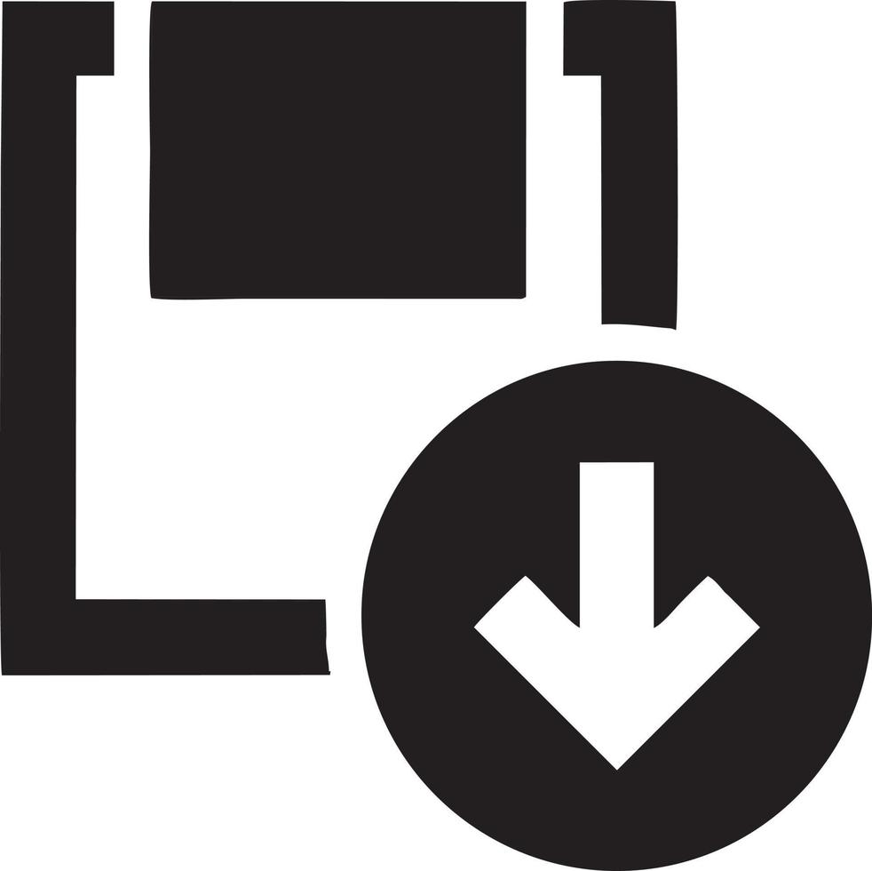 Download icon symbol image vector. Illustration of the down load design. EPS 10 vector