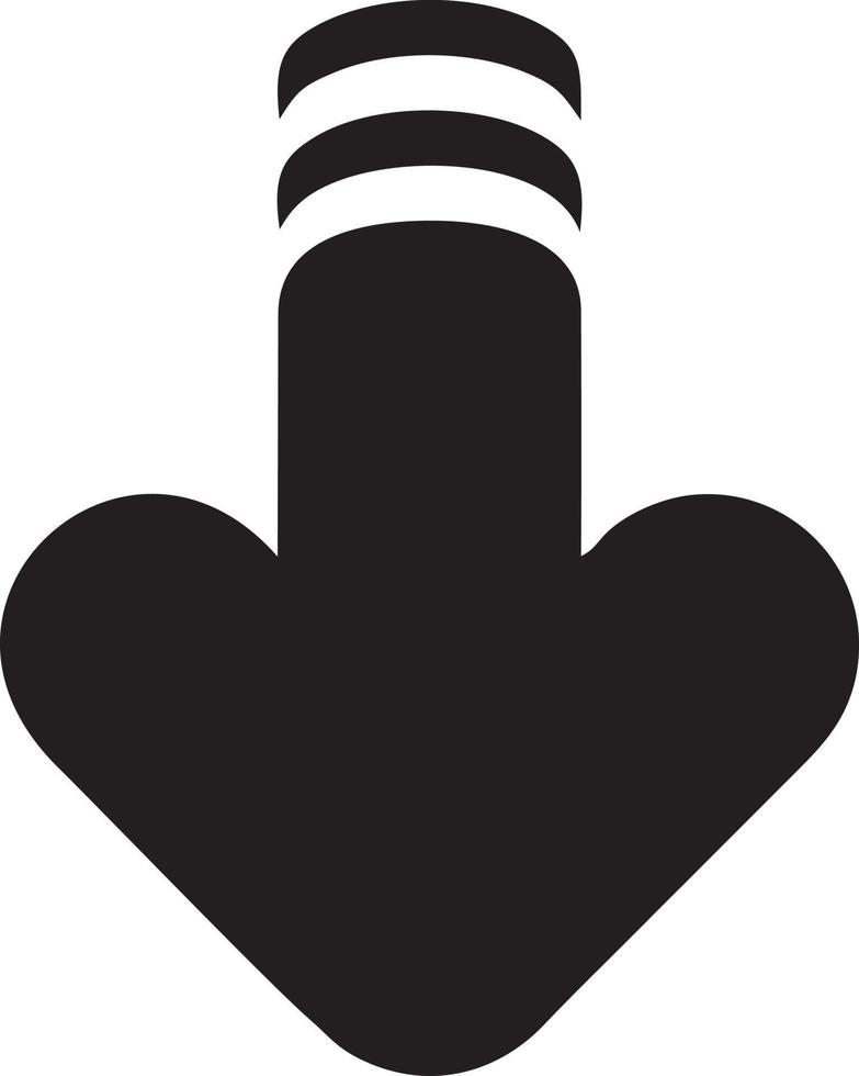 Download icon symbol image vector. Illustration of the down load design. EPS 10 vector