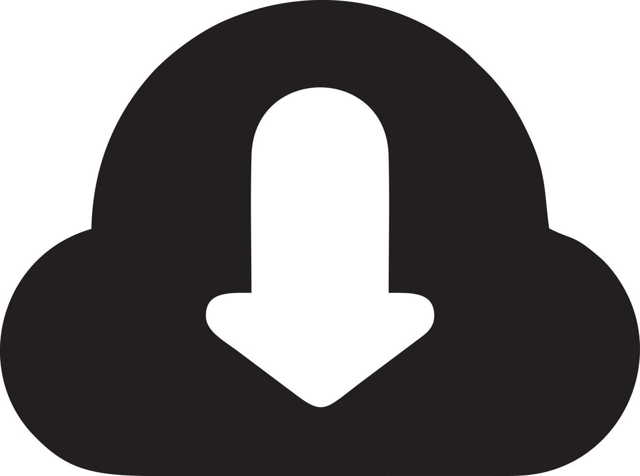 Download icon symbol image vector. Illustration of the down load design. EPS 10 vector