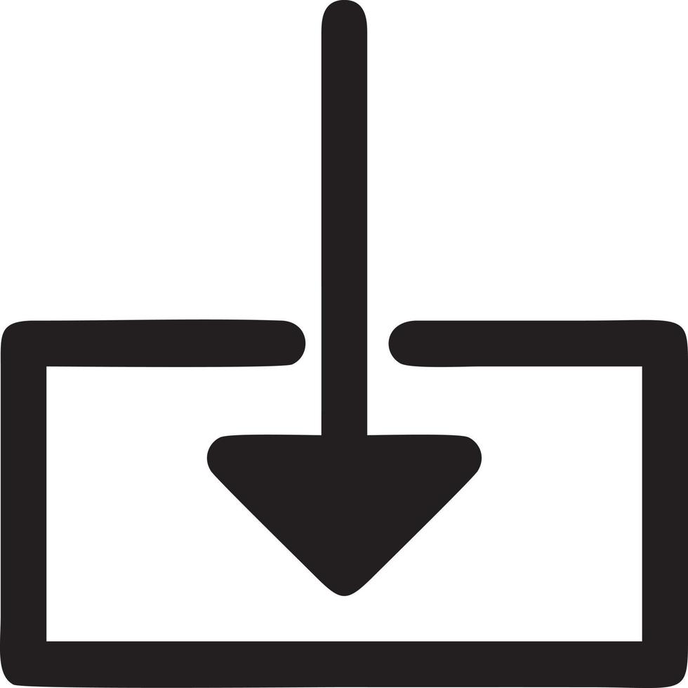 Download icon symbol image vector. Illustration of the down load design. EPS 10 vector