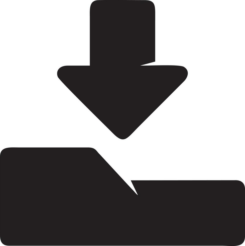 Download icon symbol image vector. Illustration of the down load design. EPS 10 vector