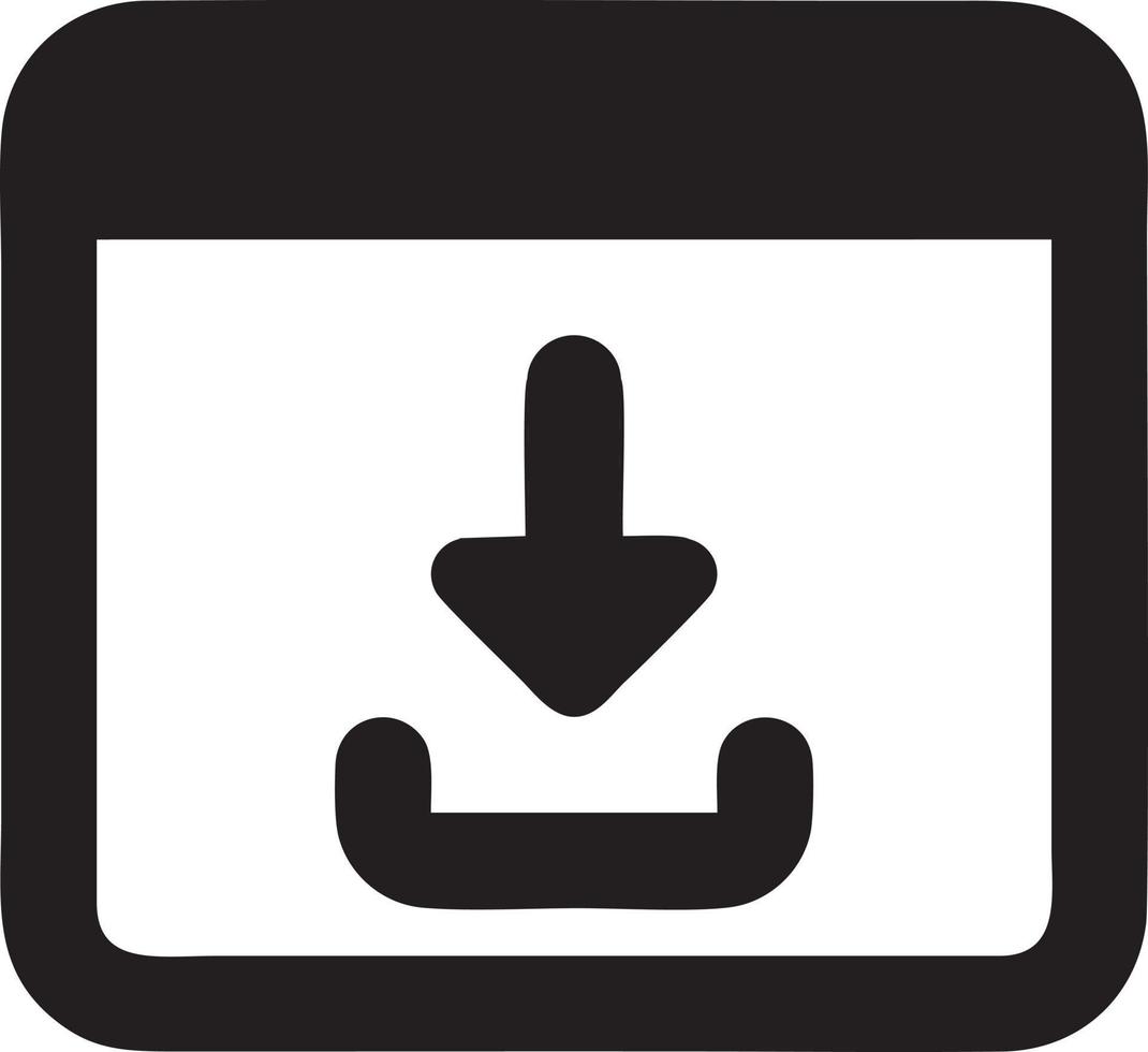 Download icon symbol image vector. Illustration of the down load design. EPS 10 vector