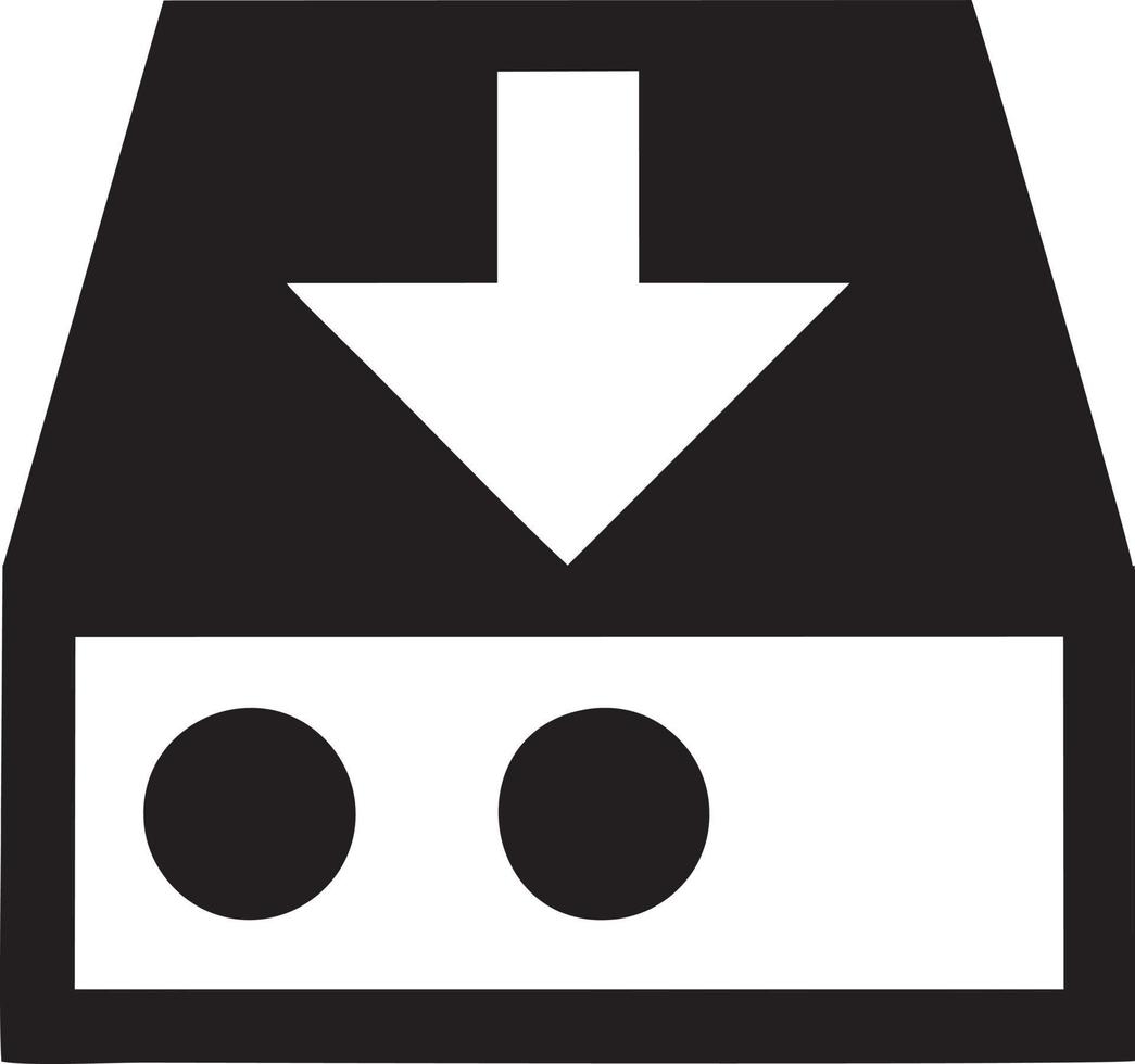 Download icon symbol image vector. Illustration of the down load design. EPS 10 vector