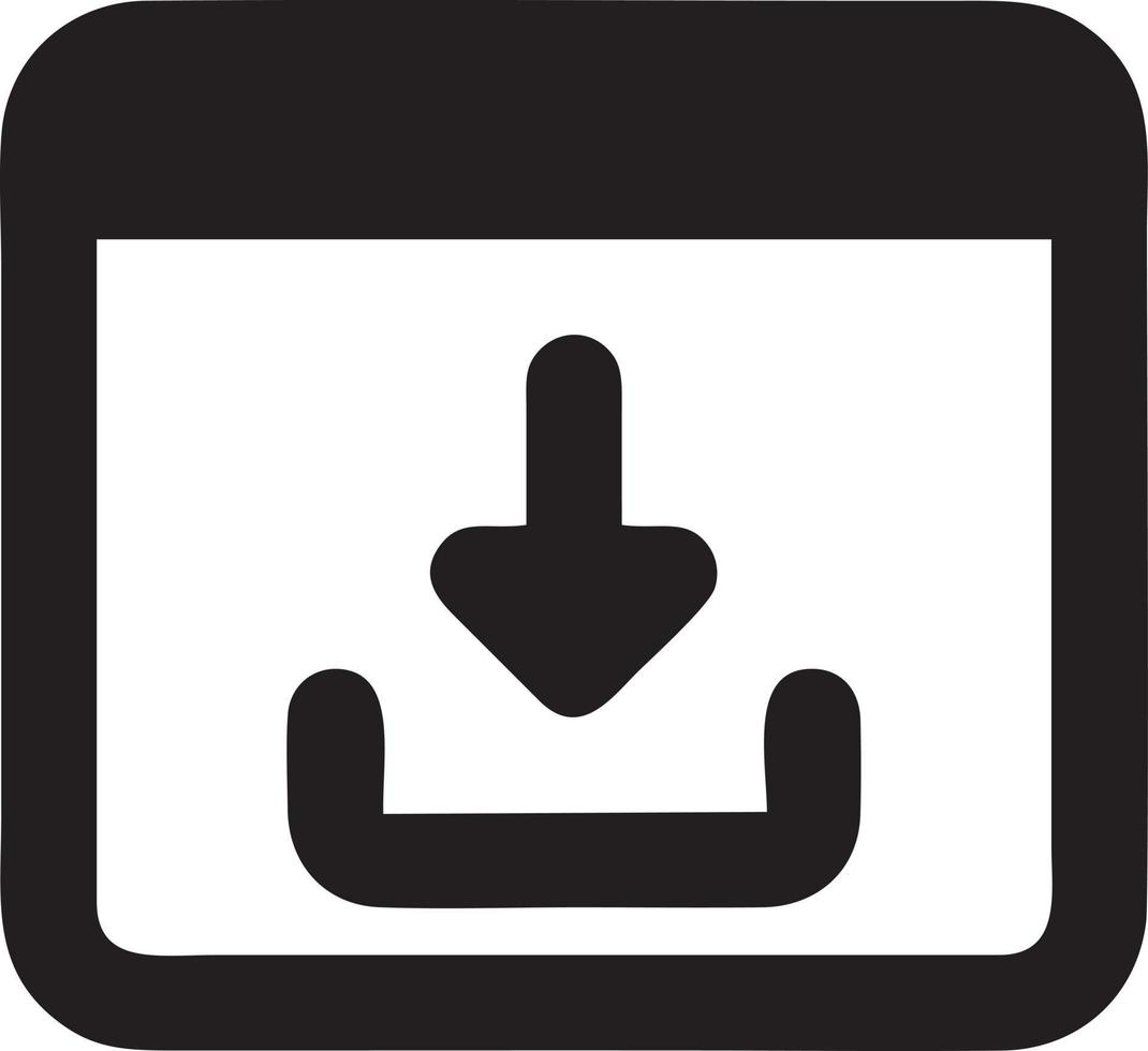 Download icon symbol image vector. Illustration of the down load design. EPS 10 vector
