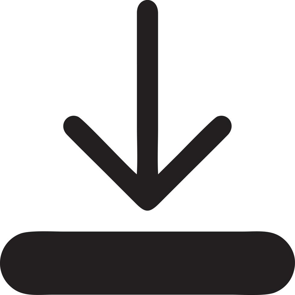Download icon symbol image vector. Illustration of the down load design. EPS 10 vector