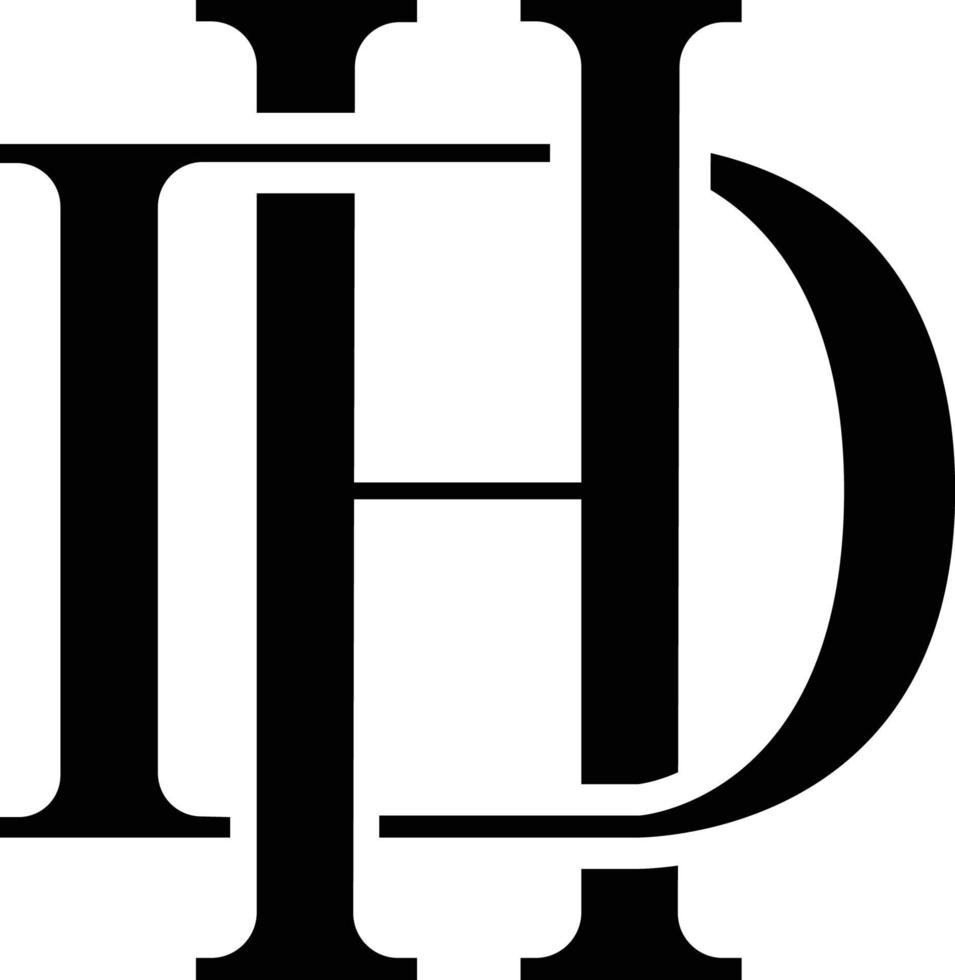 DH luxury logo vector pro download