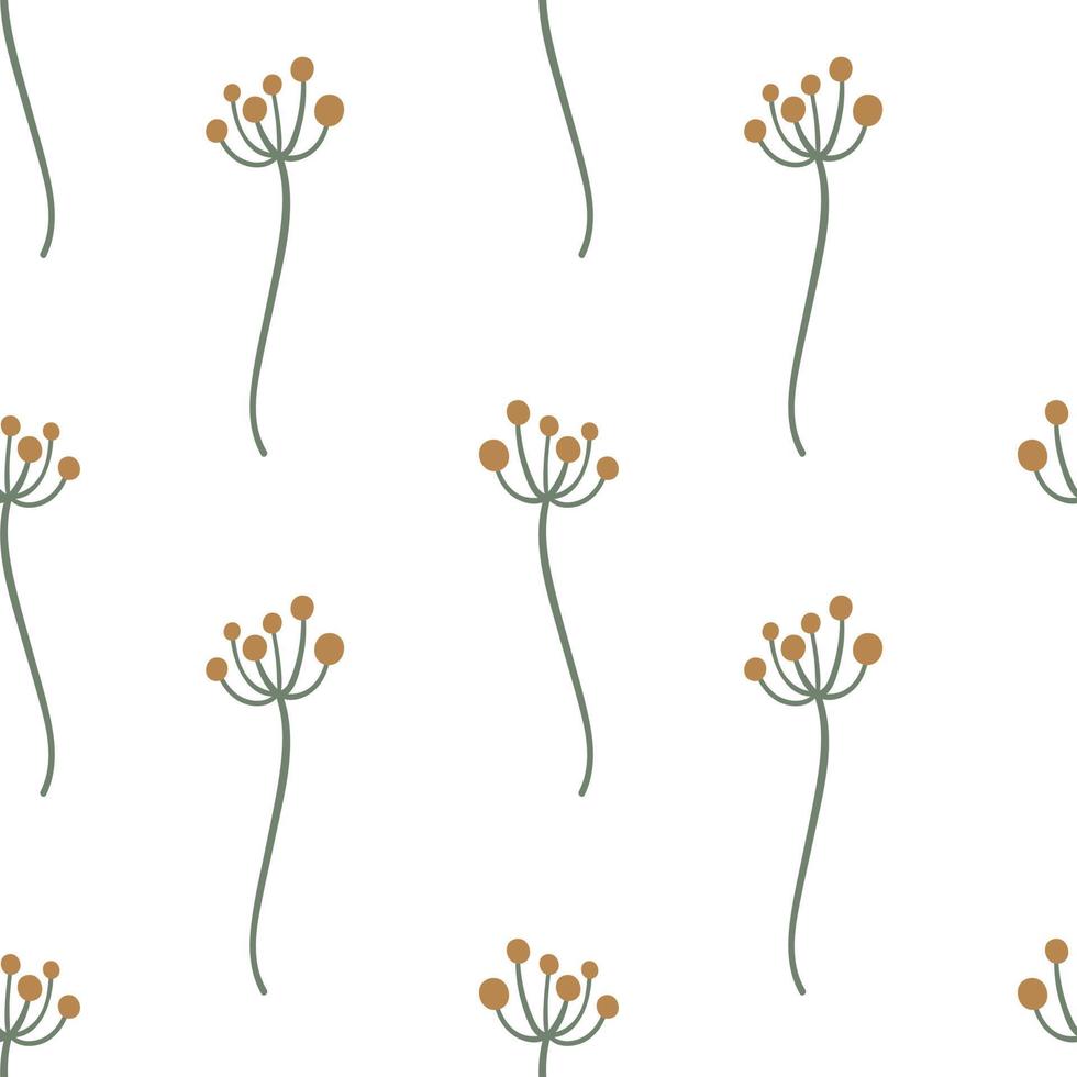 Abstract floral seamlles pattern vector