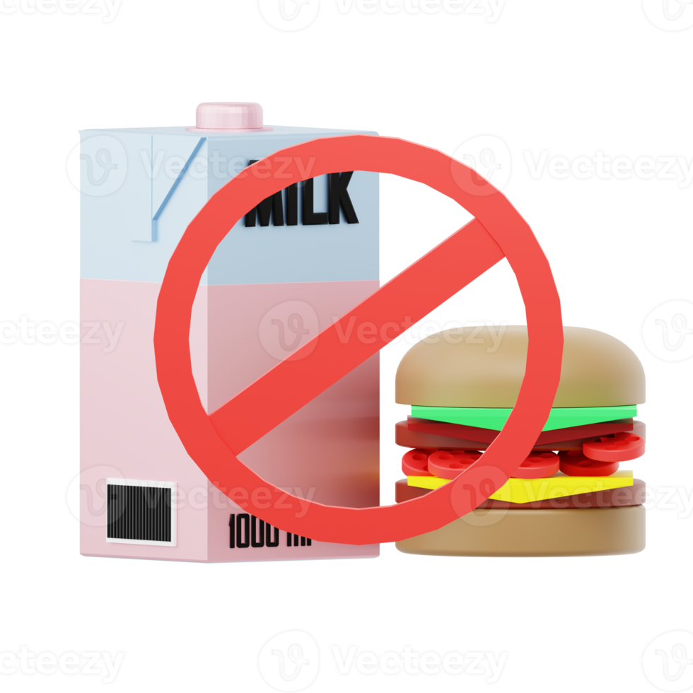 No Food and Drinks 3d Icon png