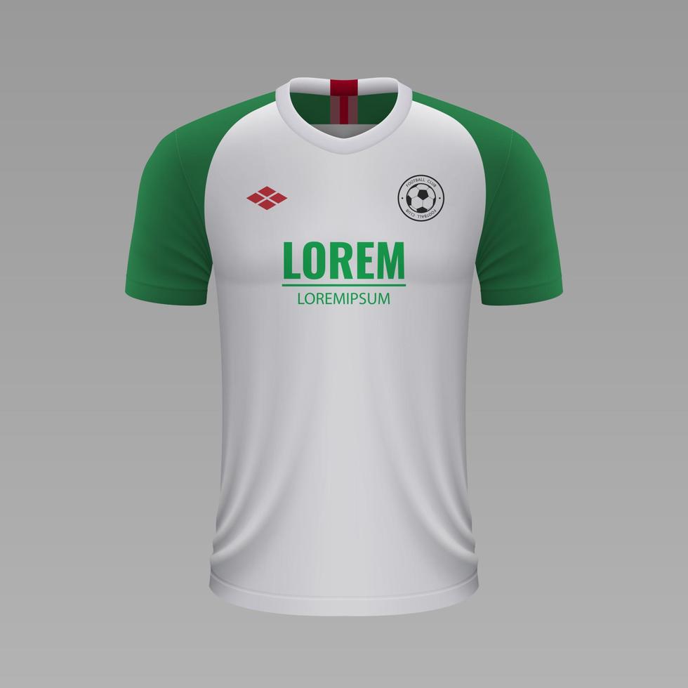Realistic soccer shirt 2020 vector