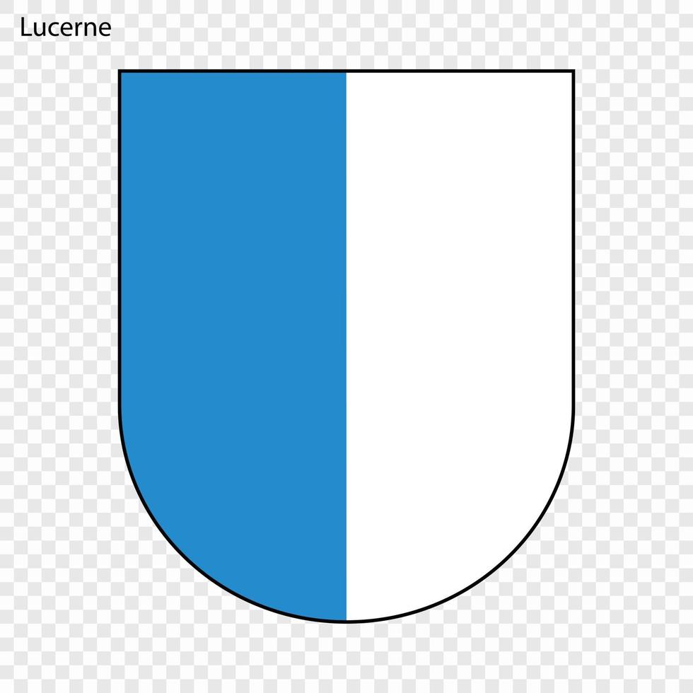 Emblem of Lucerne vector