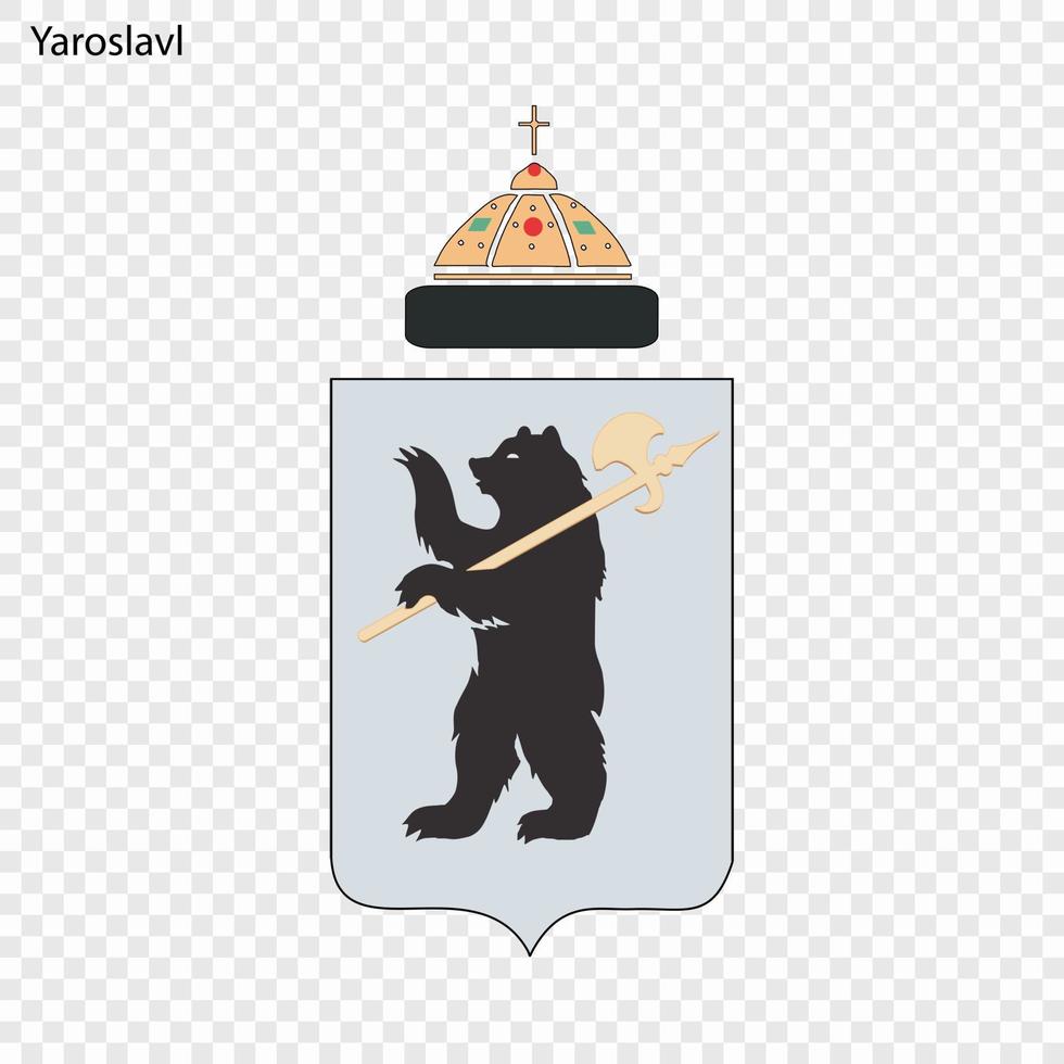 emblema de yaroslavl. vector ilustración