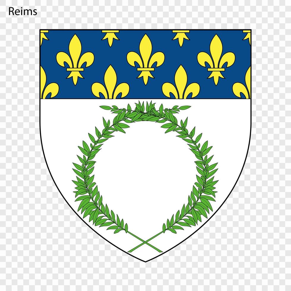 Emblem of Reims vector