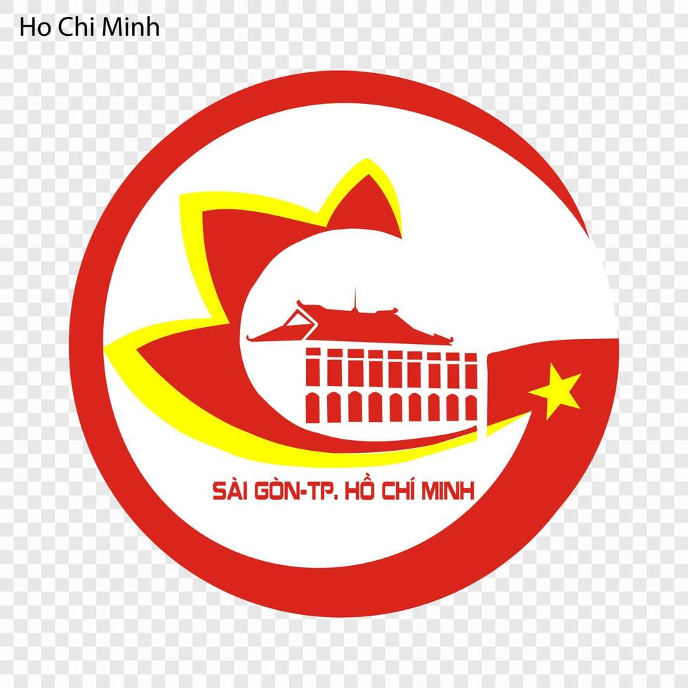 Emblem City of Vietnam vector