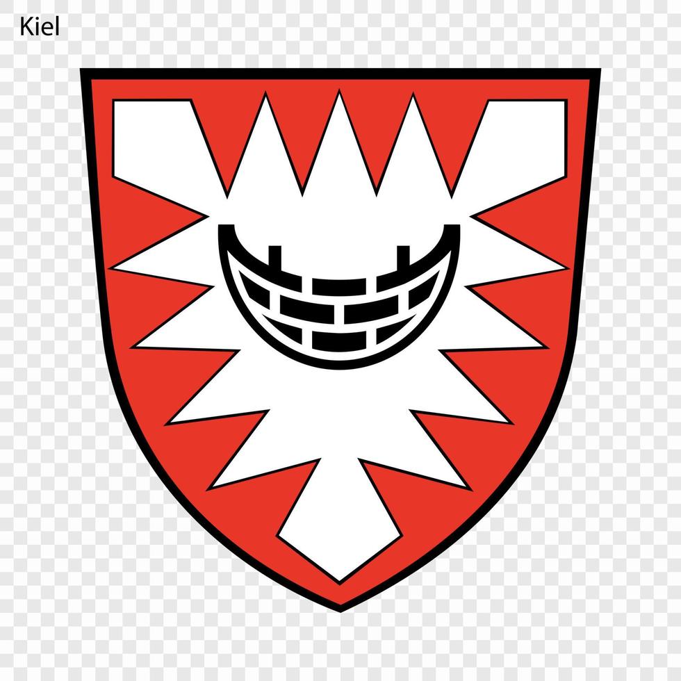 emblema de ciudad de Alemania vector