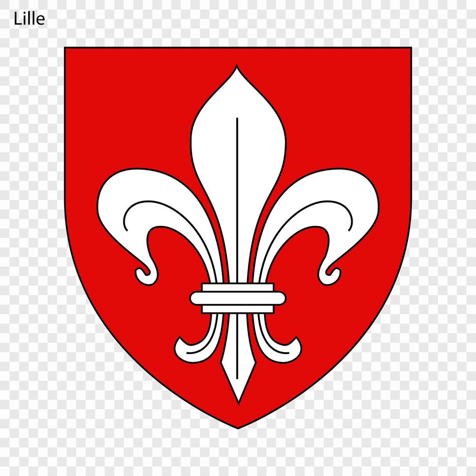 emblema de lille vector