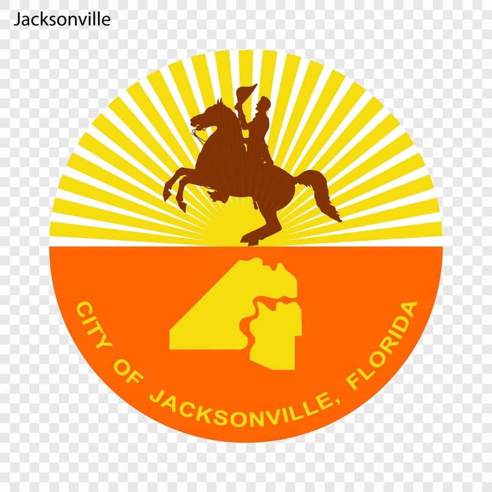 Emblem of Jacksonville vector