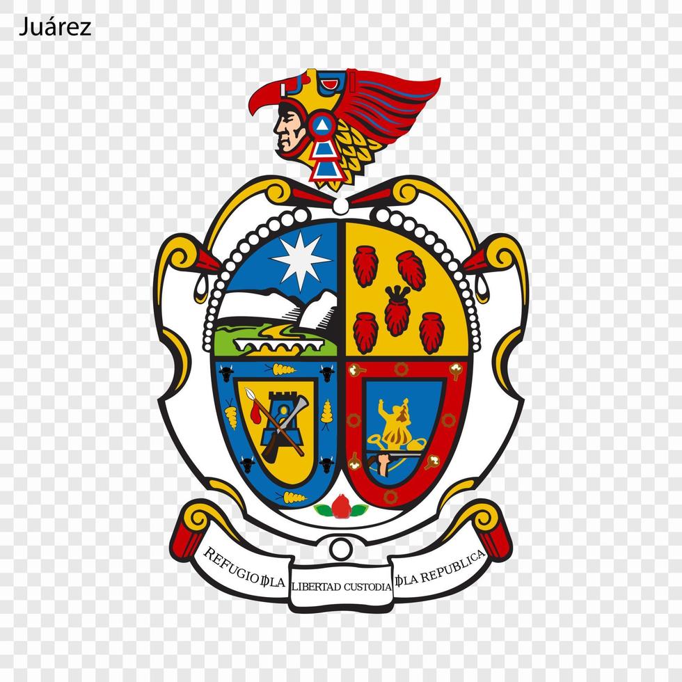 emblema de Juárez vector