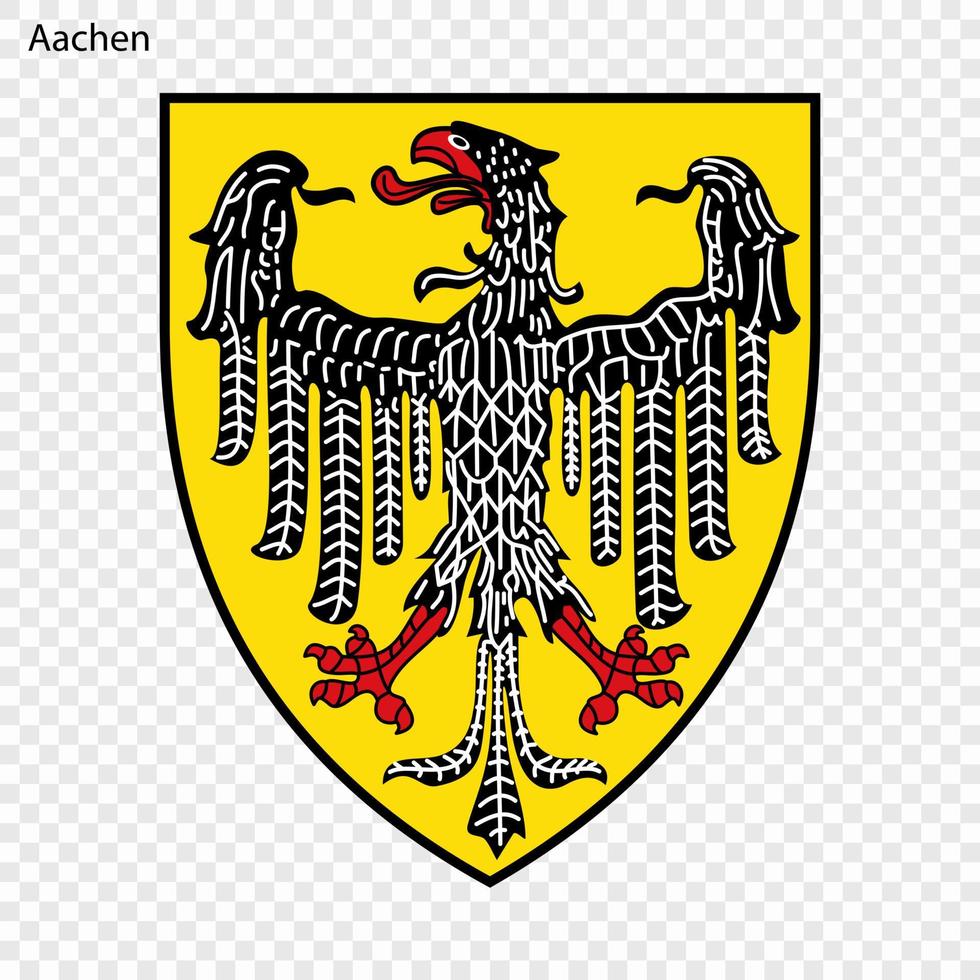 emblema de ciudad de Alemania vector