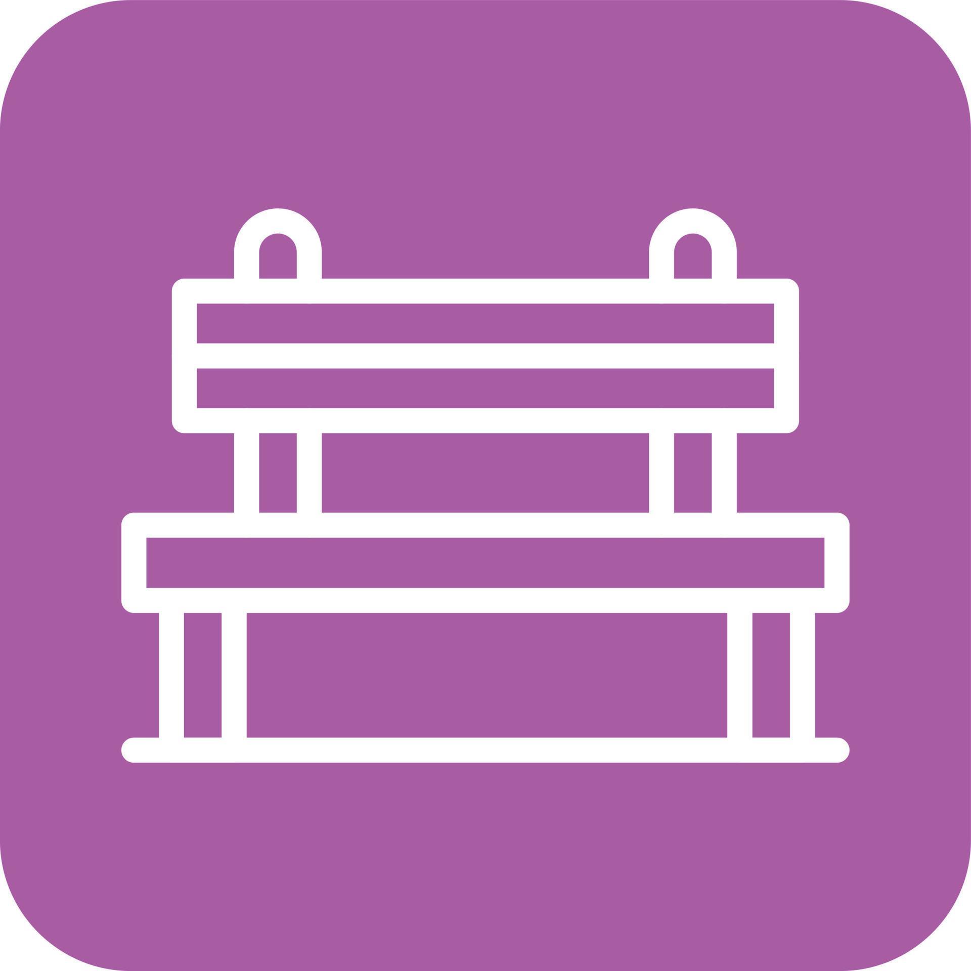 Bench Vector Icon Design Illustration 21912334 Vector Art at Vecteezy