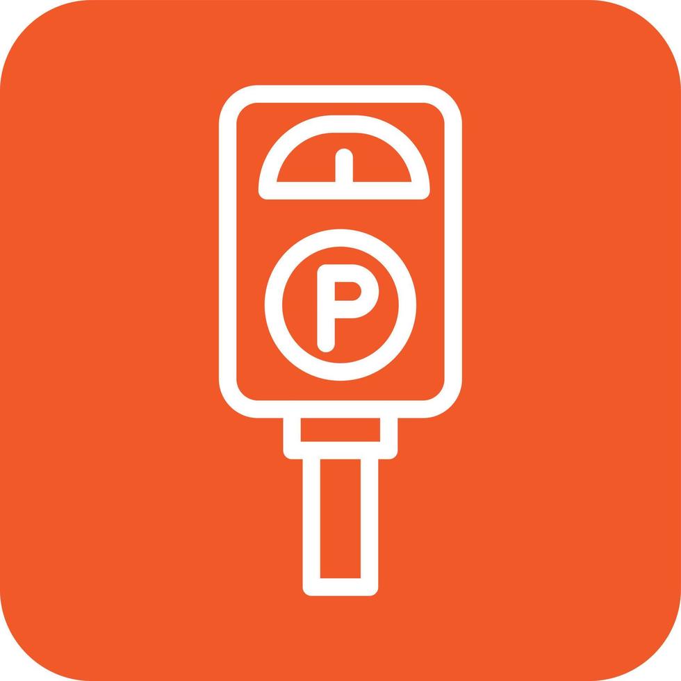 Parking meter Vector Icon Design Illustration