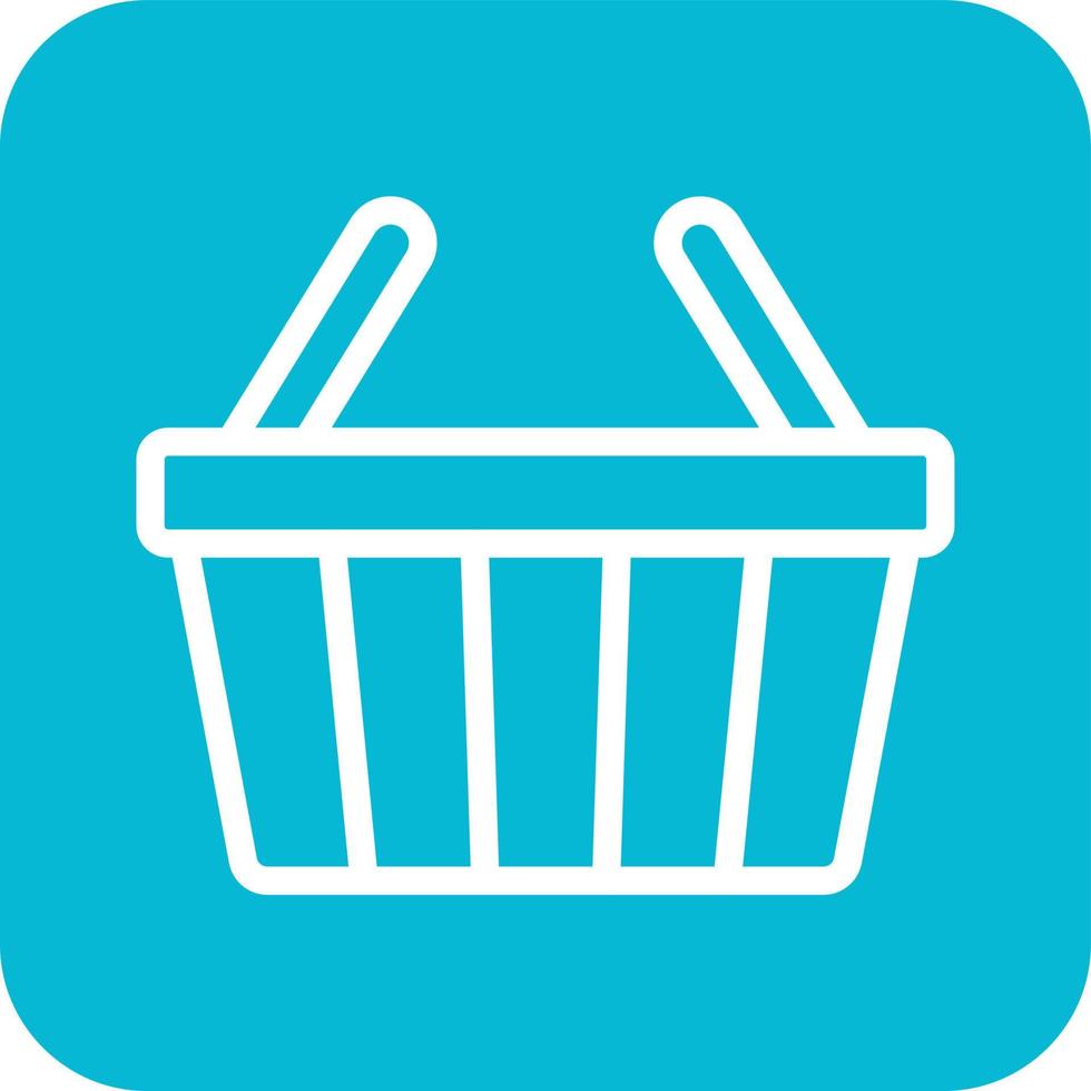 Shopping basket Vector Icon Design Illustration