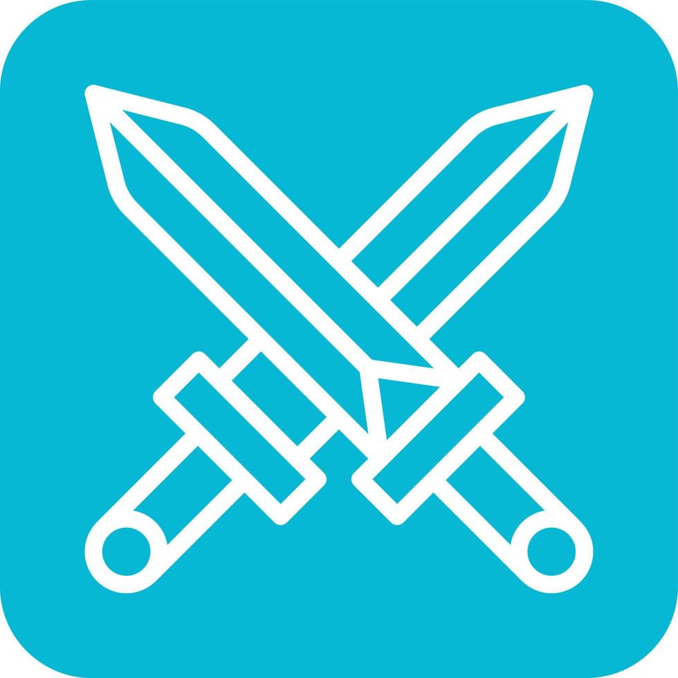 Swords Vector Icon Design Illustration
