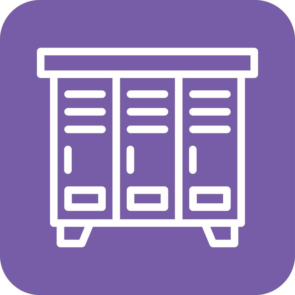 Locker Vector Icon Design Illustration