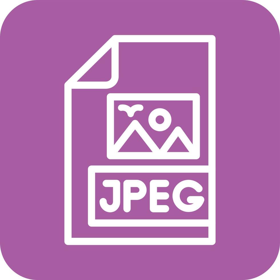 Jpeg file Vector Icon Design Illustration