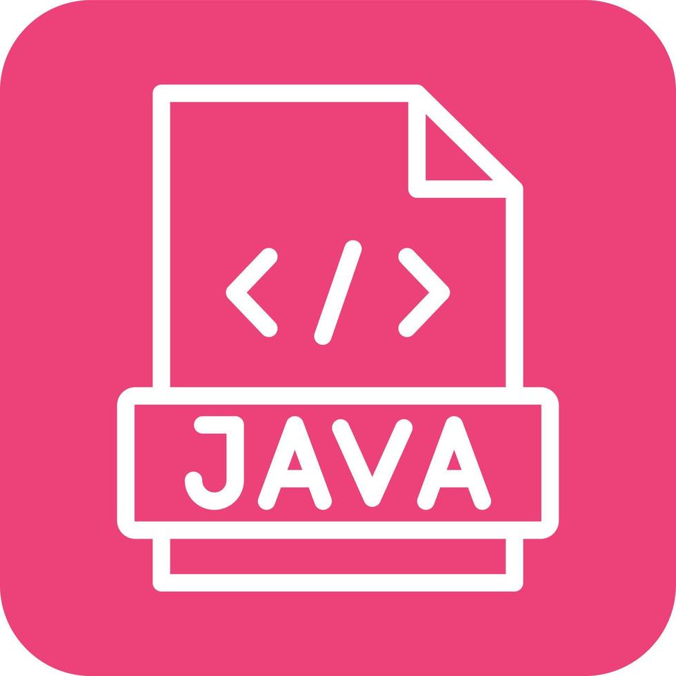 Java Vector Icon Design Illustration