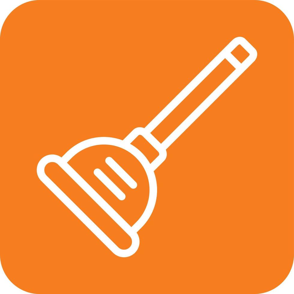 Plunger Vector Icon Design Illustration