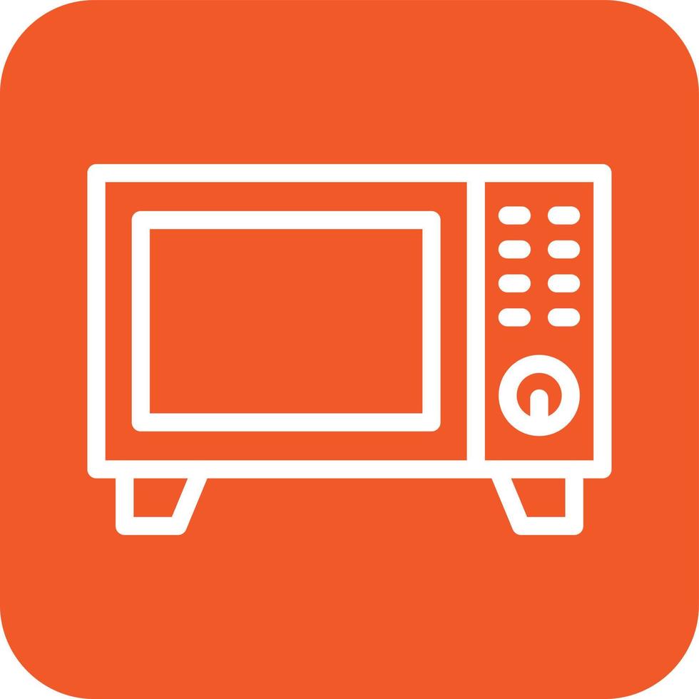 Microwave Vector Icon Design Illustration